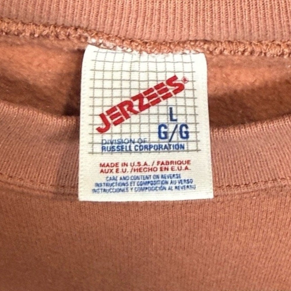 Vintage Jerzees Fall for Greenville 90s Maple Crewneck Sweatshirt Large USA Made - Picture 3 of 8